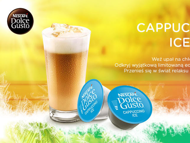 Dolce Gusto Ice Cappuccino Landing Page