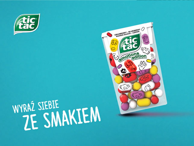 Tic Tac Emotion edition animacja wideo